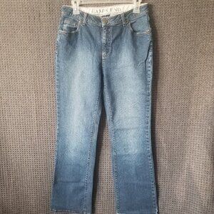 Land End Jeans Original Fit Modern Waist Boot Leg Women's 6